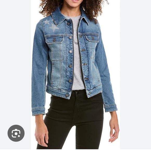 Zadig & Voltaire Blue Denim Jacket Kioky - Picture 1 of 5